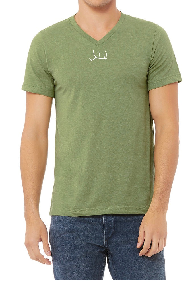V-Neck antler tee