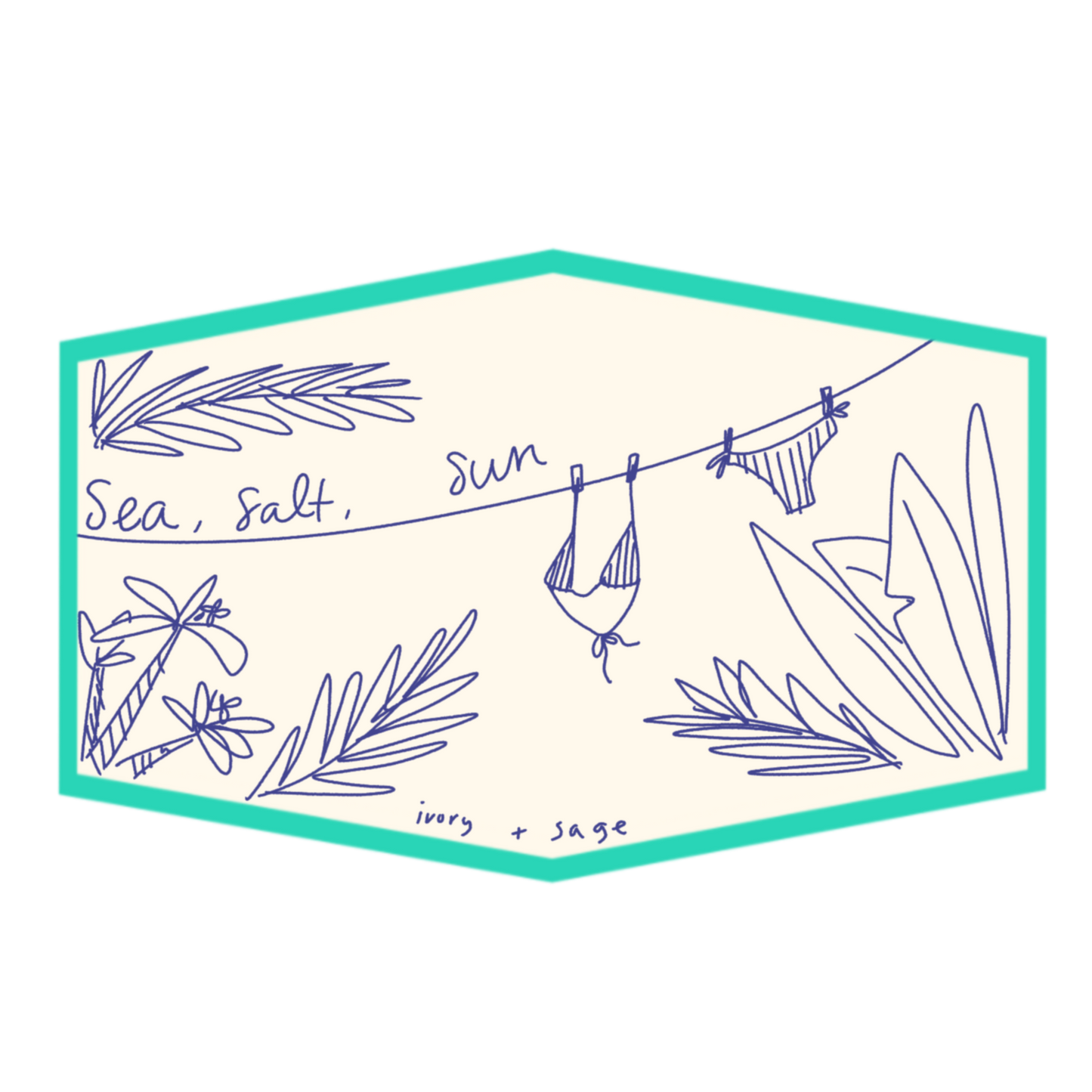 Sea Salt Sun sticker