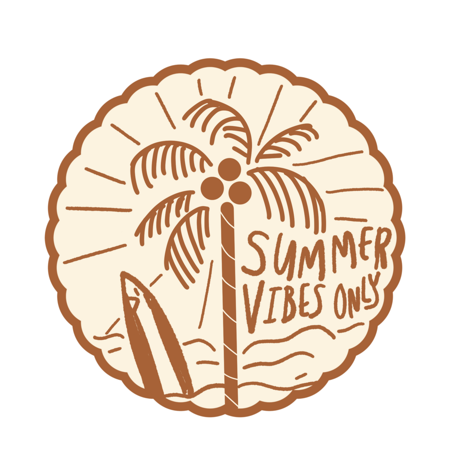 Summer Vibes Only sticker