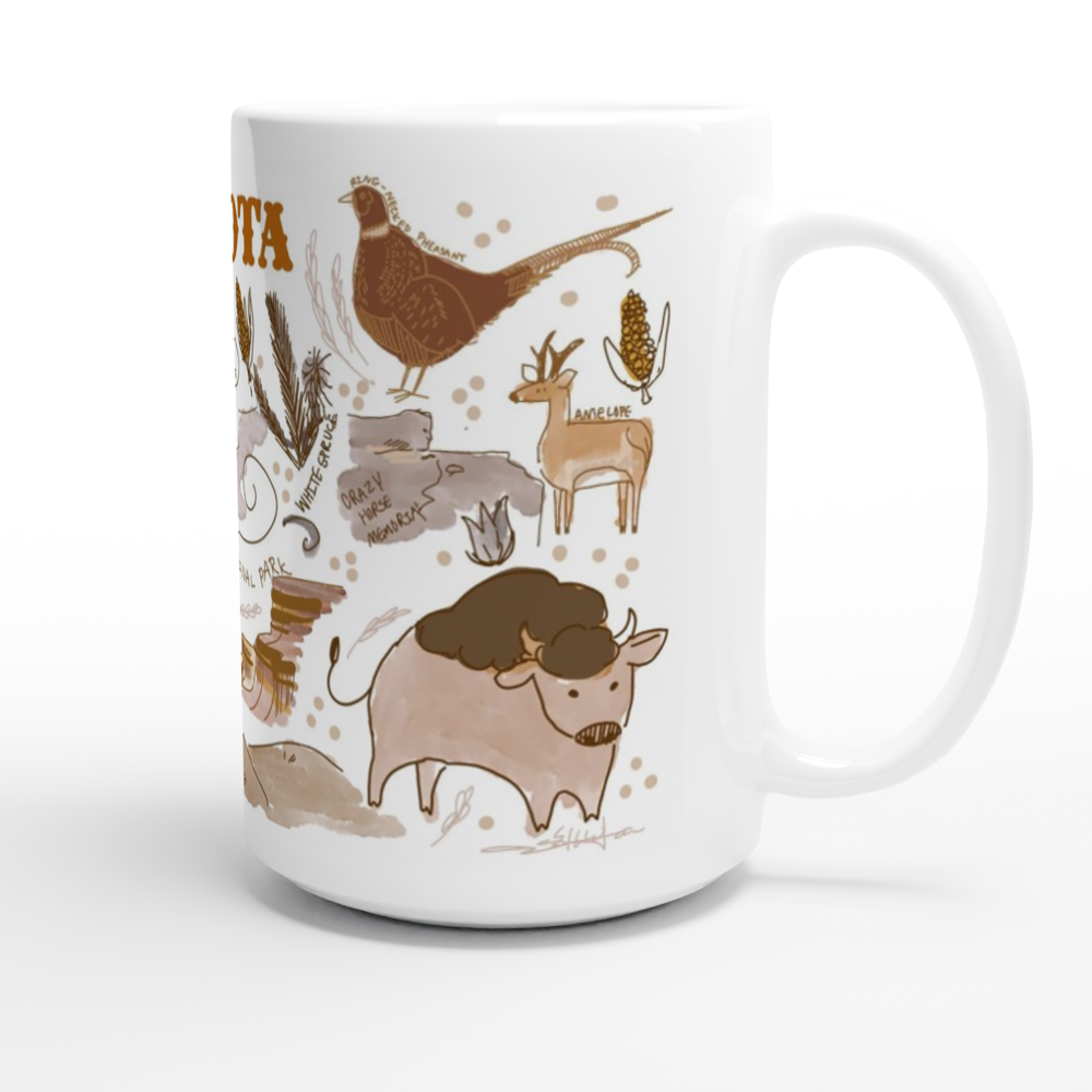 South Dakota 15oz Ceramic Mug