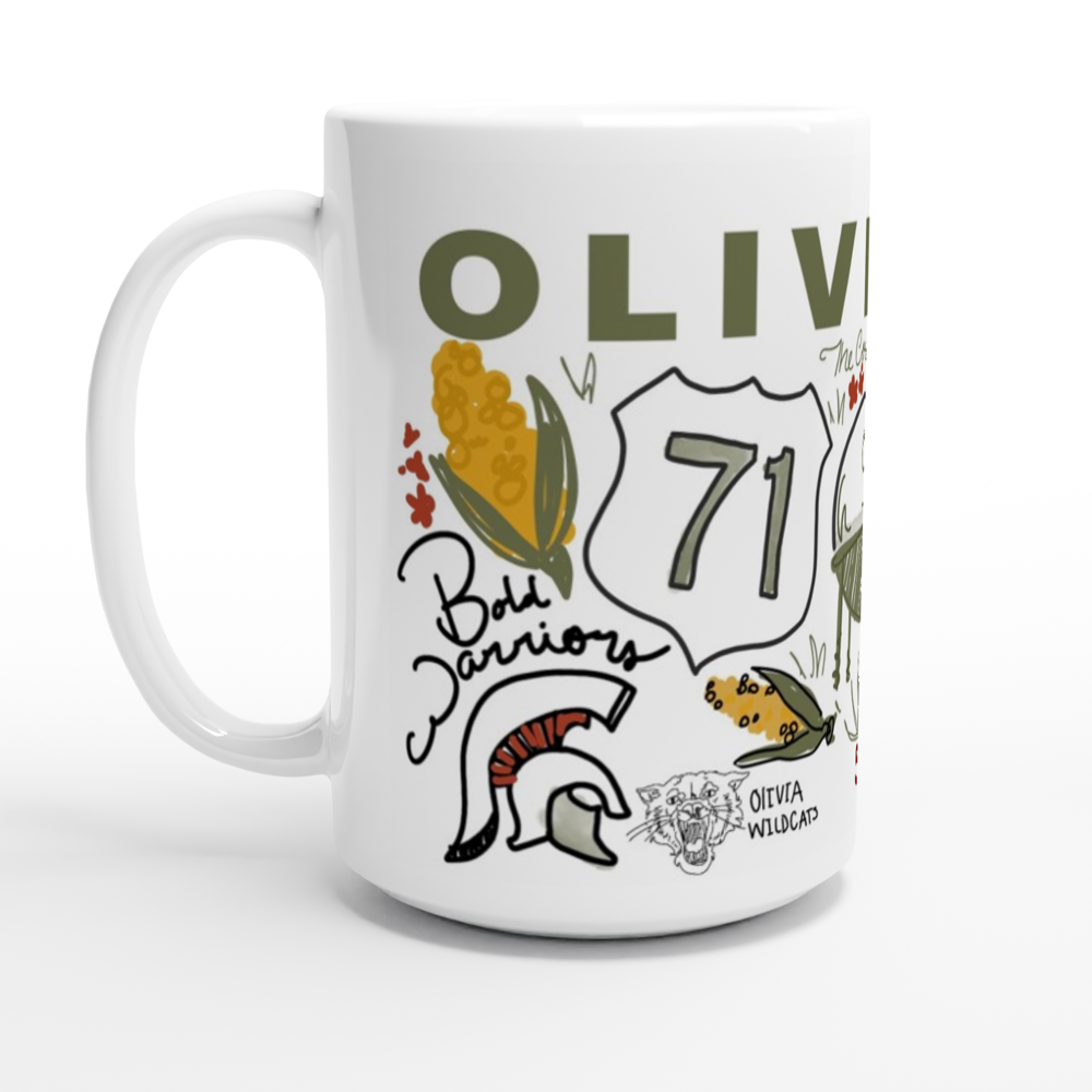 Olivia 15oz Ceramic Mug