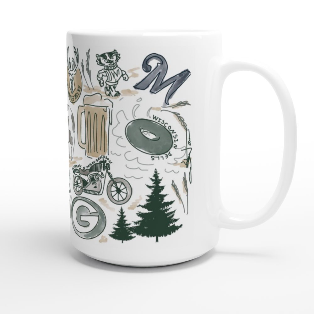 Wisconsin 15oz Ceramic Mug