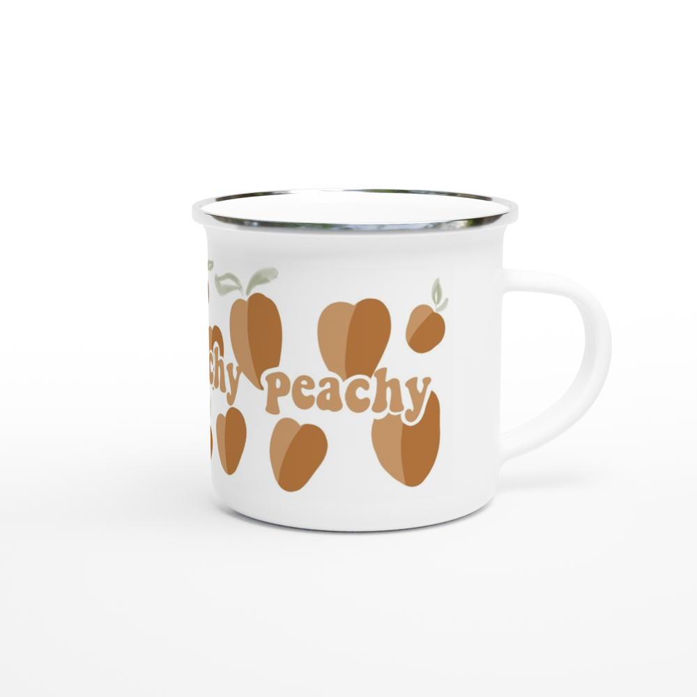 Peachy 12oz Enamel Mug