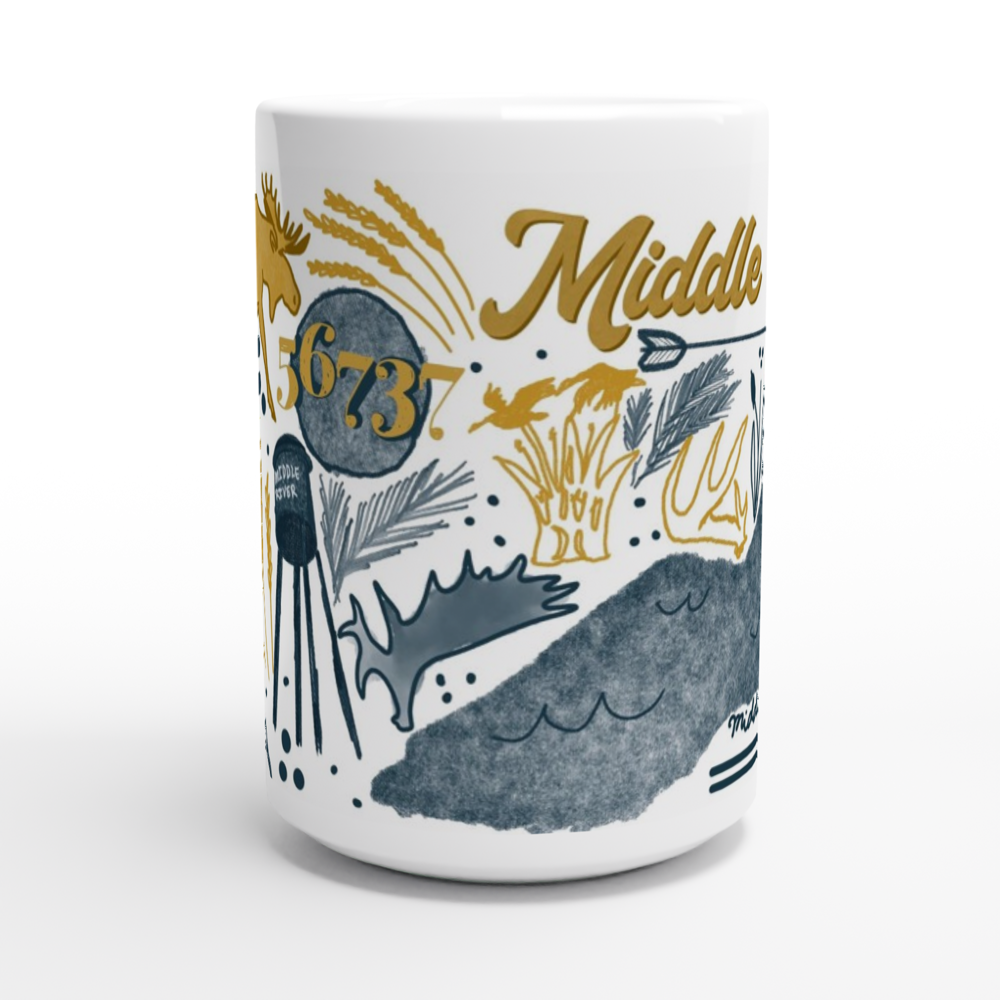 Middle River 15oz Ceramic Mug