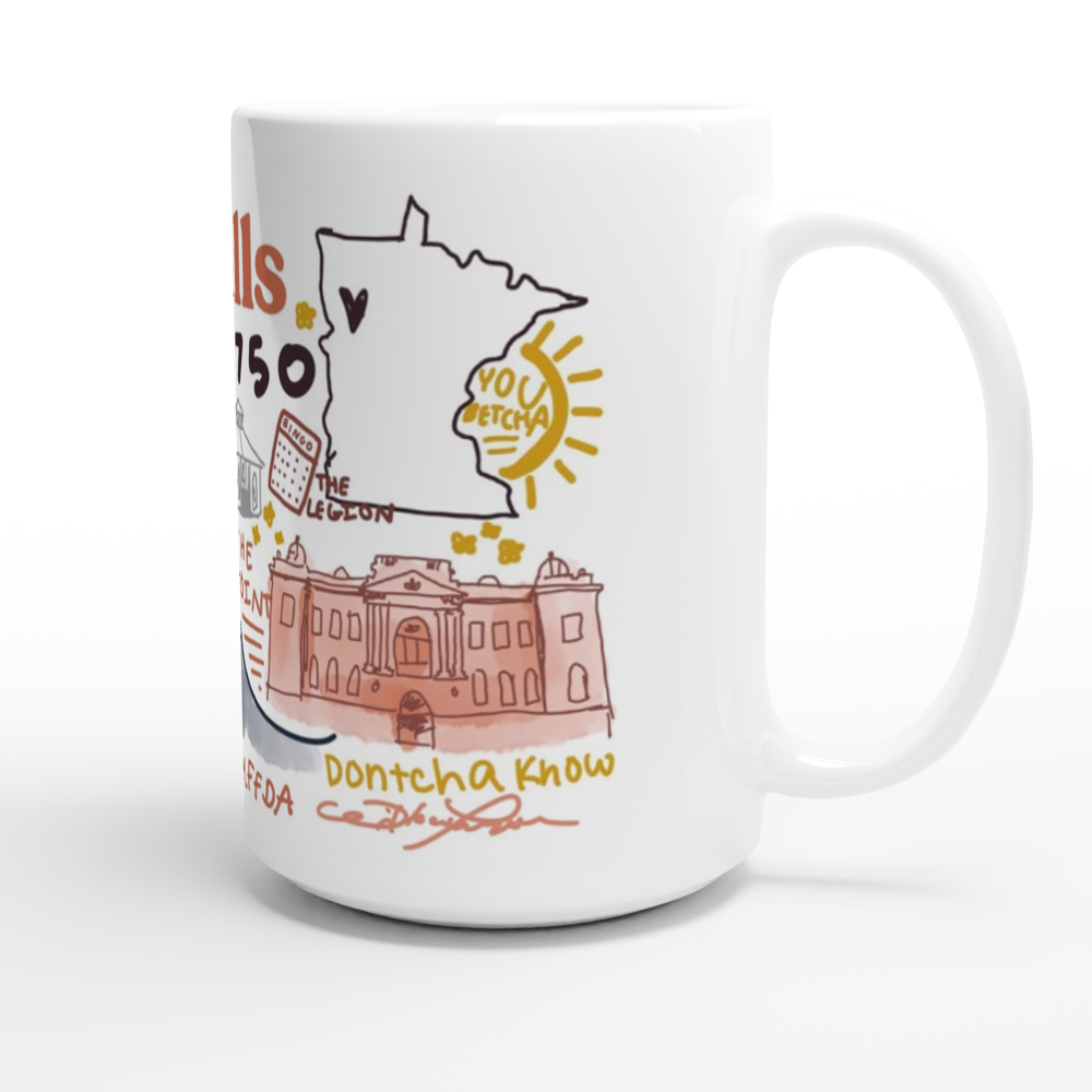 Red lake falls 15oz Ceramic Mug