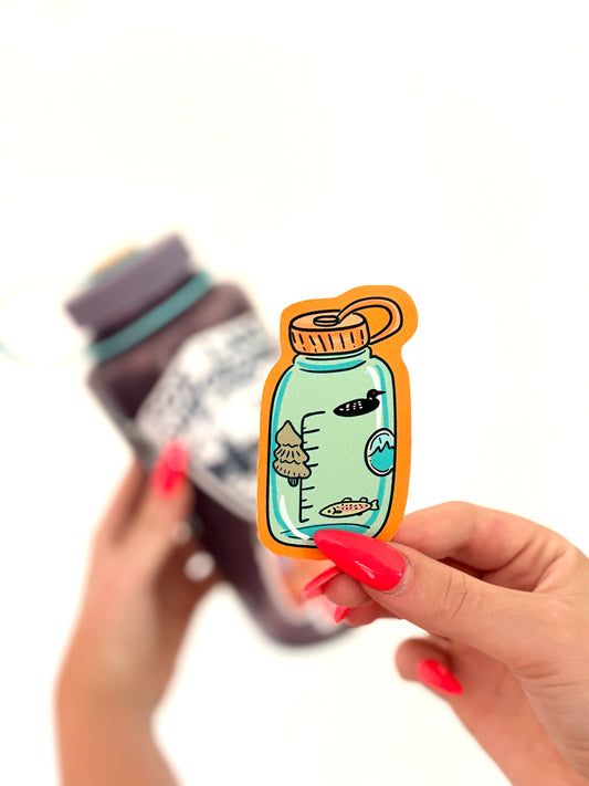 "Mini Drink" Water Bottle Sticker