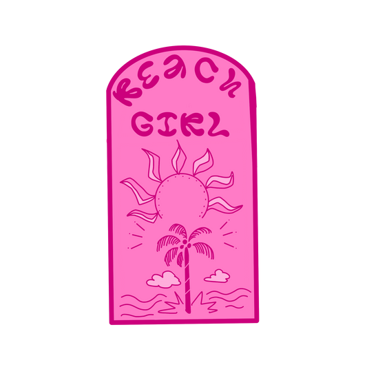 Beach Girl sticker