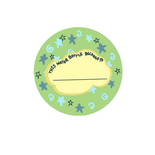 This Water Bottle Belongs To:   Sticker