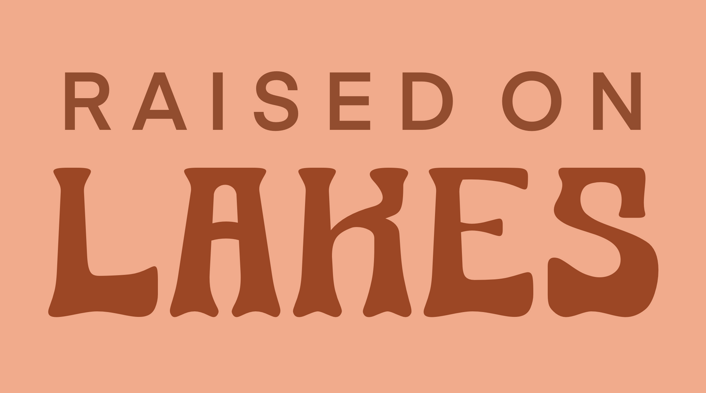 Raised on Lakes Midwest Sticker