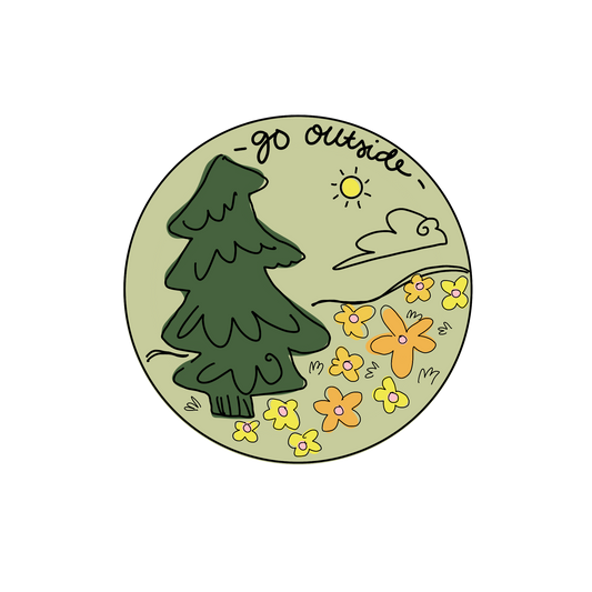 Go Outside sticker