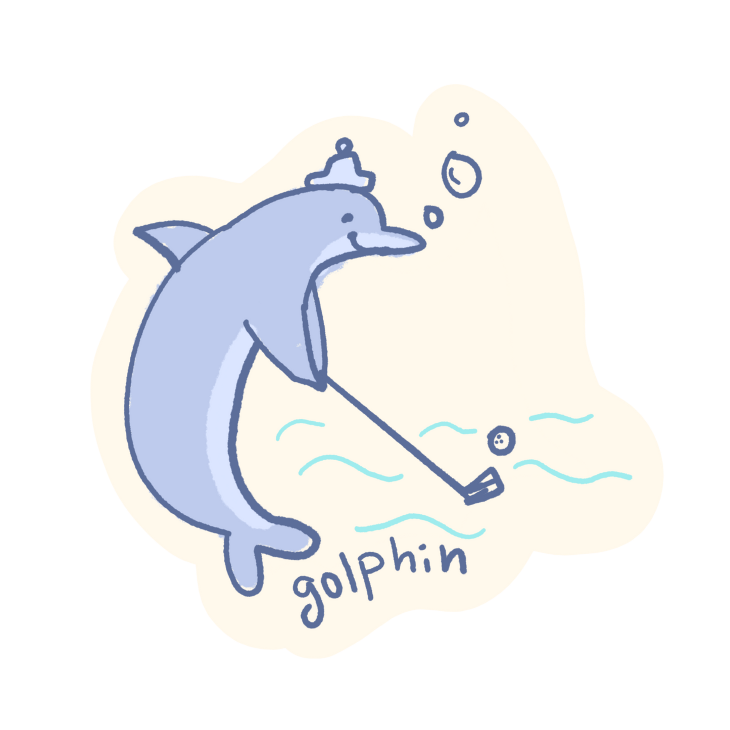 Golphin sticker