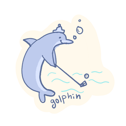Golphin sticker