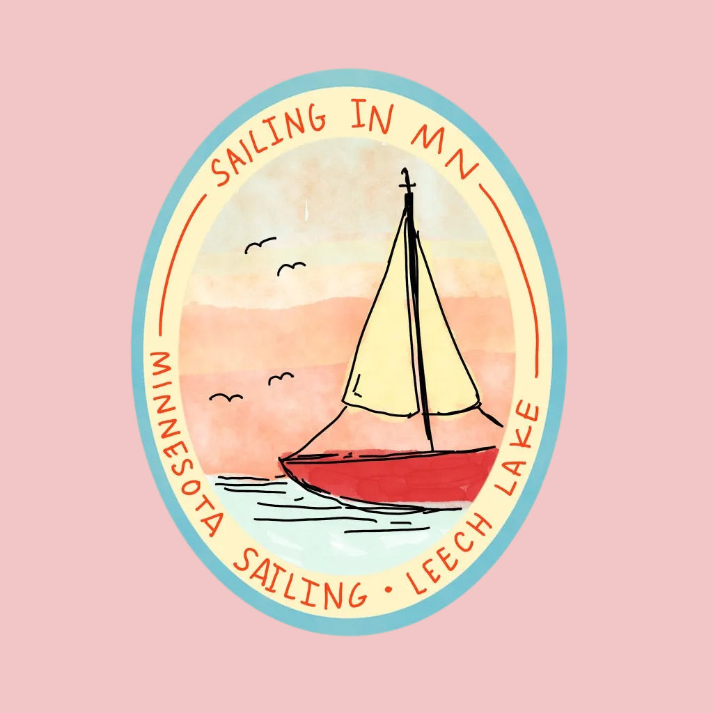 MN Sailing Sticker