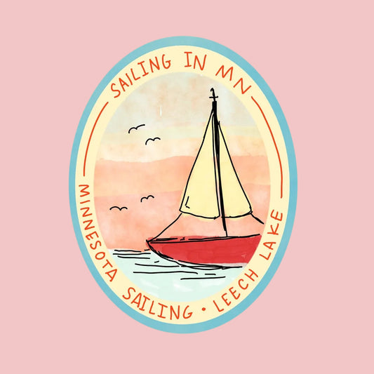 MN Sailing Sticker