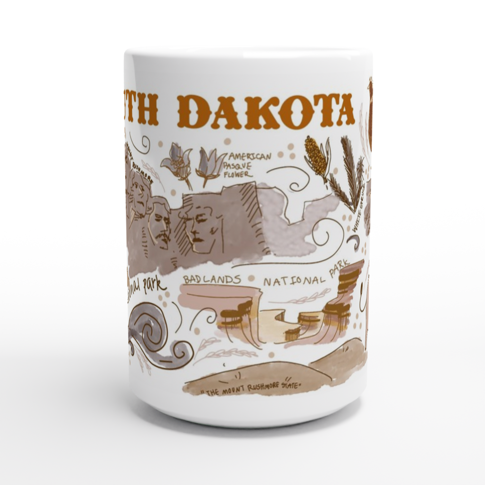 South Dakota 15oz Ceramic Mug