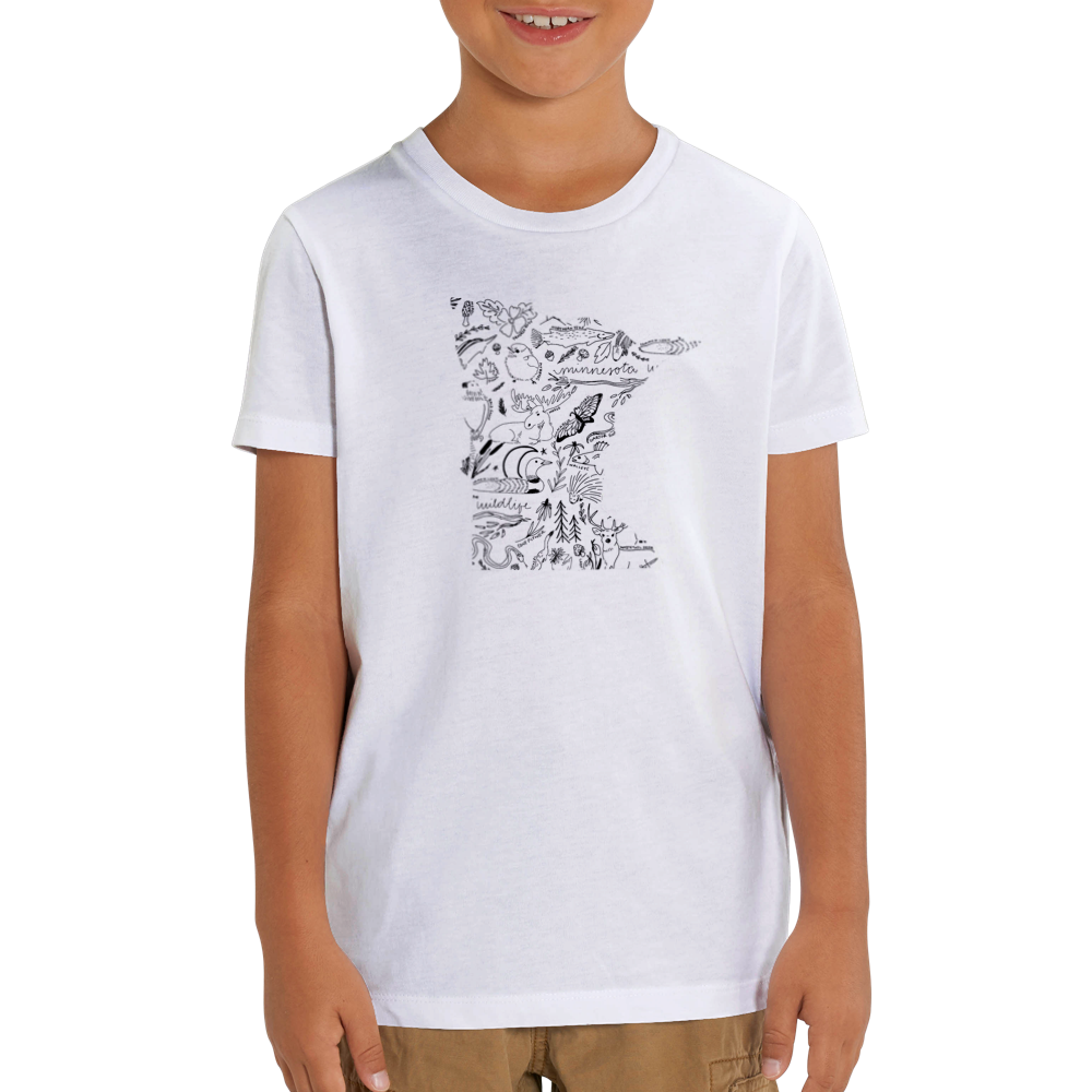 Kids Minnesota Nature tee