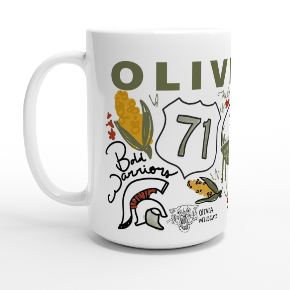 Olivia  15oz Ceramic Mug