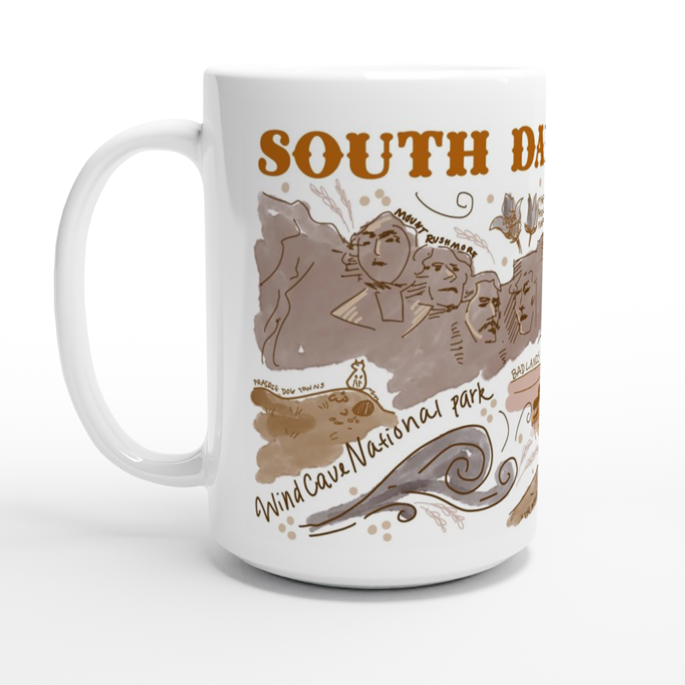 South Dakota 15oz Ceramic Mug