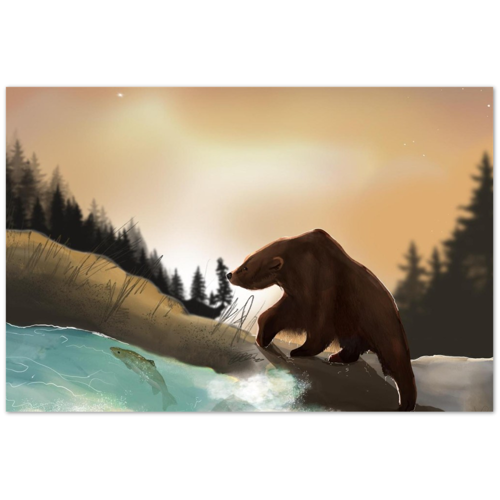 Bear at dusk
