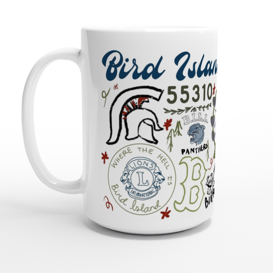 Bird island 15oz Ceramic Mug