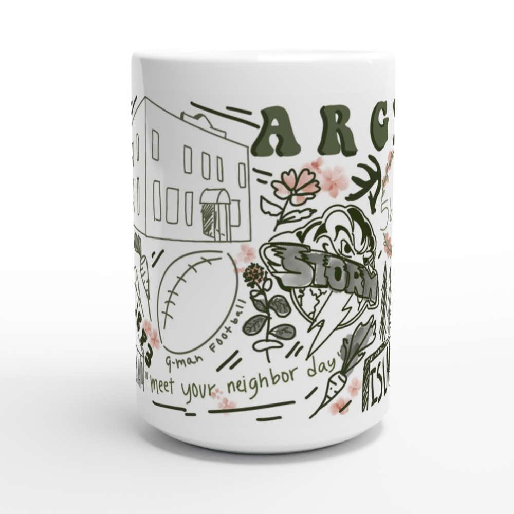 Argyle 15oz Ceramic Mug