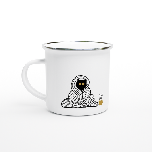 Sweater weather 12oz Enamel Mug