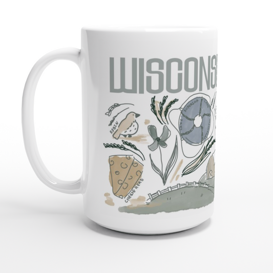 Wisconsin 15oz Ceramic Mug