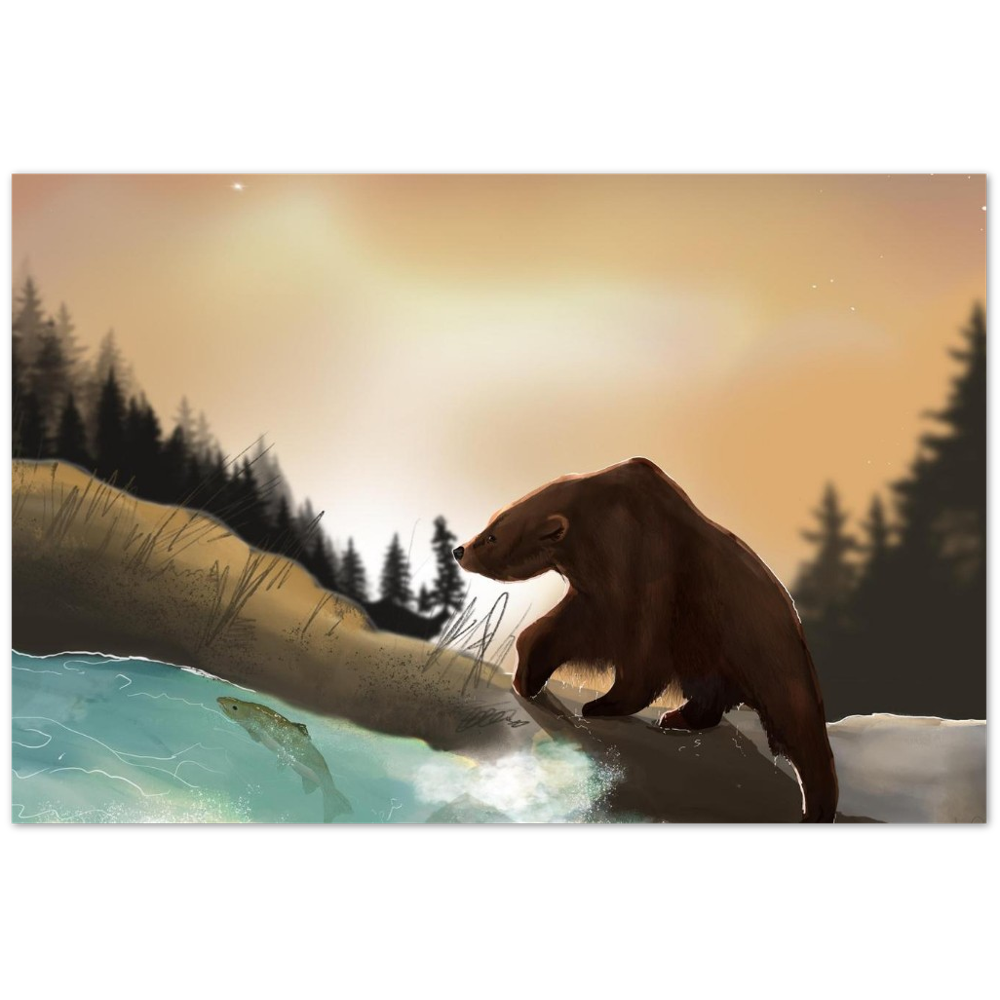 Bear at dusk